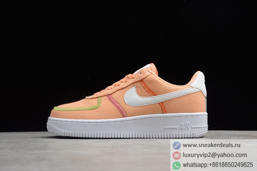 Nike Air Force 1 Low Life Lime White Orange DD0226-800 Women Shoes